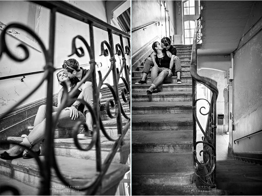Nathalie Roux Photographe Seance photo couple Love Session Lycée Lyon Annecy Genève Paris